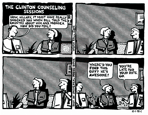 Ted Rall on Monday October 5, 1998 Comic Strip