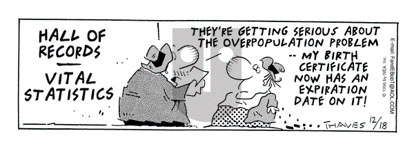 Frank and Ernest on Wednesday December 18, 1996 Comic Strip
