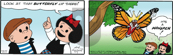 Nancy on Thursday August 24, 2017 Comic Strip