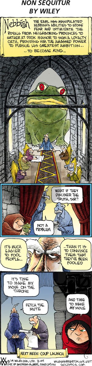 Non Sequitur on Sunday March 24, 2019 Comic Strip