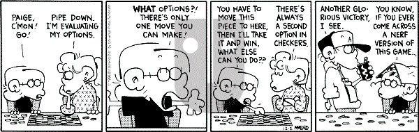 FoxTrot on Monday December 2, 1996 Comic Strip