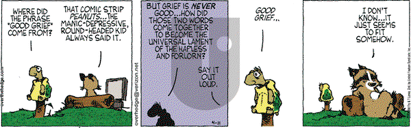 Over the Hedge on Friday April 11, 2008 Comic Strip