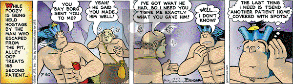 Alley Oop on Saturday July 30, 2016 Comic Strip