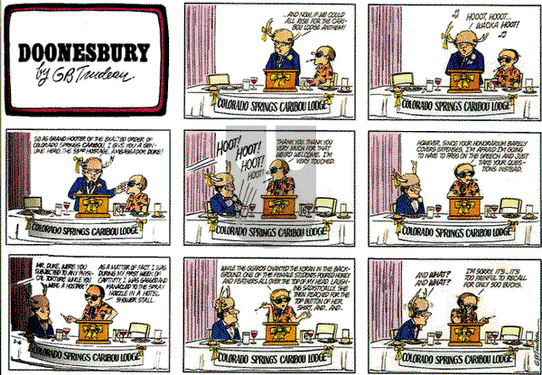 Doonesbury on Sunday March 15, 1981 Comic Strip