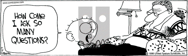 The Buckets on Friday April 3, 1998 Comic Strip