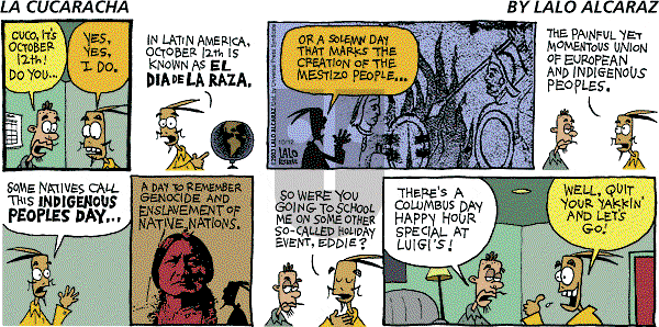 La Cucaracha on Sunday October 12, 2003 Comic Strip