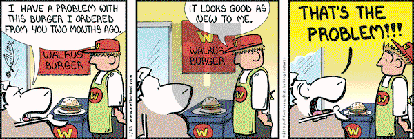 DeFlocked on Saturday January 13, 2018 Comic Strip
