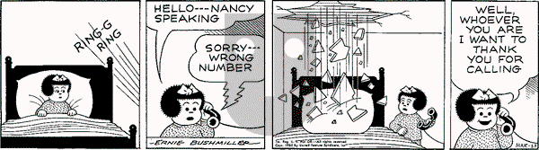 Nancy Classics on Monday March 23, 2015 Comic Strip