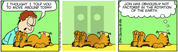 Garfield on Sunday December 7, 1997 Comic Strip