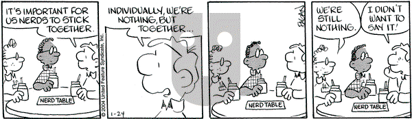 Drabble on Saturday January 24, 2004 Comic Strip
