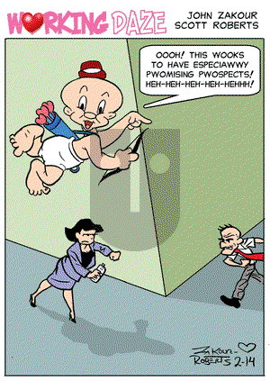 Working Daze - Friday February 14, 2025 Comic Strip