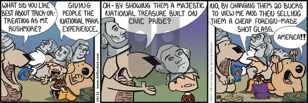 DeFlocked on Tuesday October 31, 2017 Comic Strip