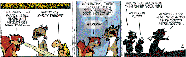 Over the Hedge on Saturday June 16, 2012 Comic Strip