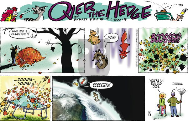 Over the Hedge on Sunday October 28, 2018 Comic Strip