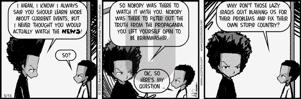 The Boondocks on Thursday December 16, 2010 Comic Strip