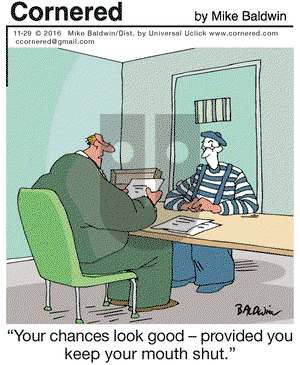 Cornered on Tuesday November 29, 2016 Comic Strip