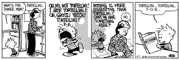 Calvin and Hobbes - Monday December 7, 1987 Comic Strip