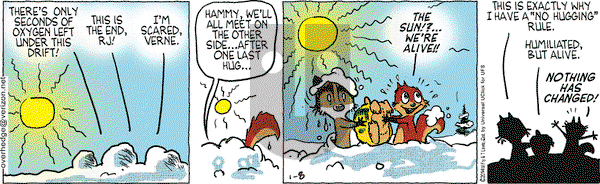 Over the Hedge on Wednesday January 8, 2014 Comic Strip