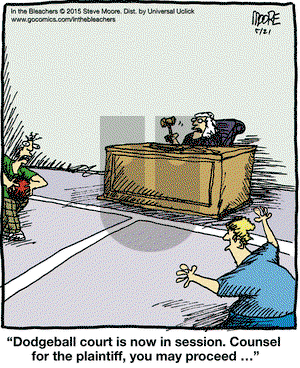 In the Bleachers on Thursday May 21, 2015 Comic Strip