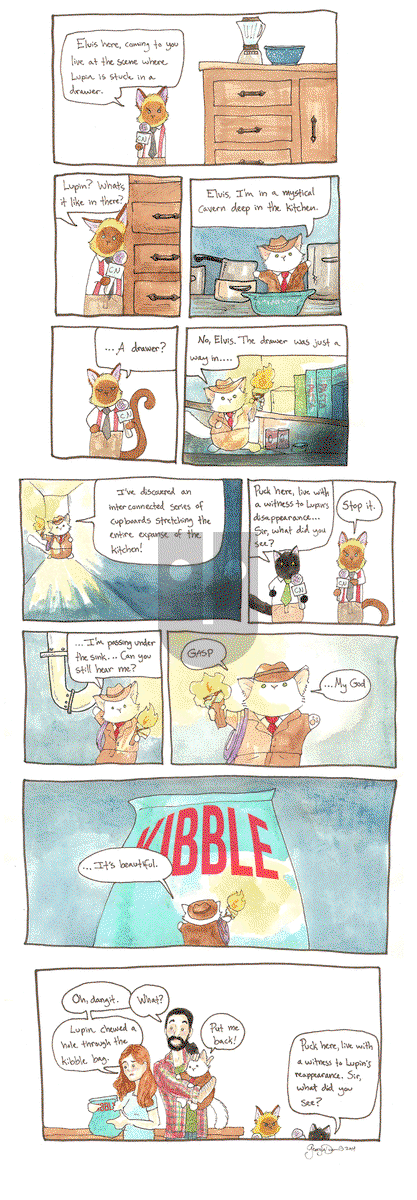 Breaking Cat News on Monday January 26, 2015 Comic Strip