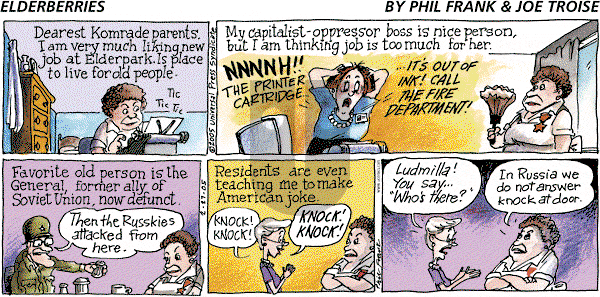 The Elderberries on Sunday February 27, 2005 Comic Strip