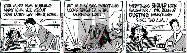 Rose is Rose on Saturday August 30, 1997 Comic Strip