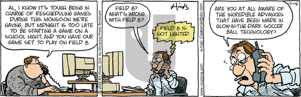Cleats on Thursday November 14, 2002 Comic Strip