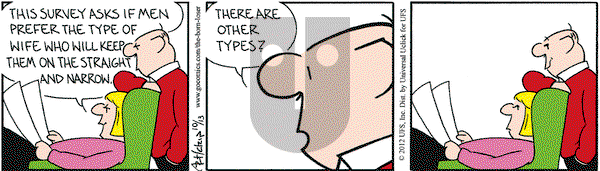 The Born Loser on Saturday October 13, 2012 Comic Strip