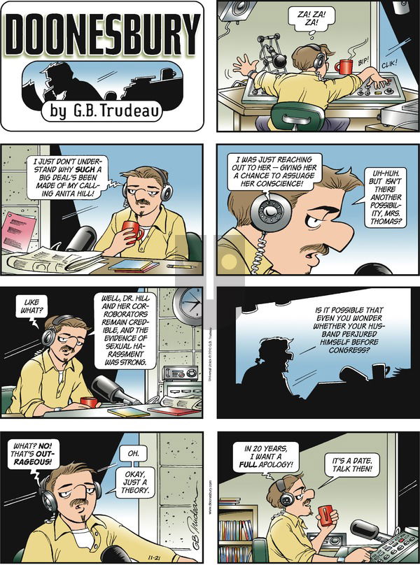 Doonesbury on Sunday November 21, 2010 Comic Strip