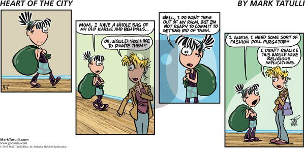 Heart of the City on Sunday April 7, 2019 Comic Strip