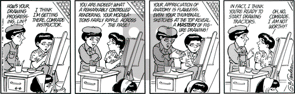 Doonesbury on Tuesday January 26, 1988 Comic Strip