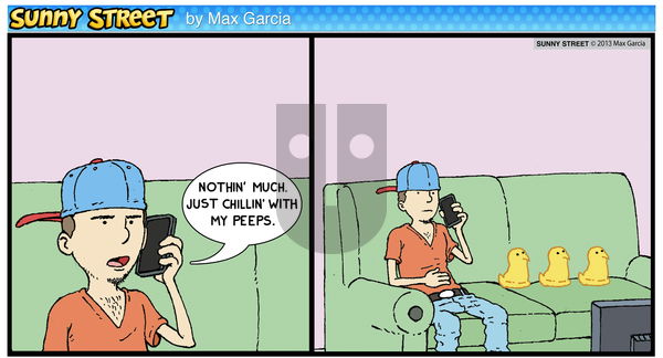 Sunny Street on Friday April 18, 2014 Comic Strip
