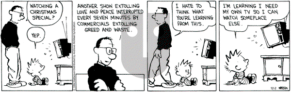 Calvin and Hobbes - Monday December 2, 2024 Comic Strip