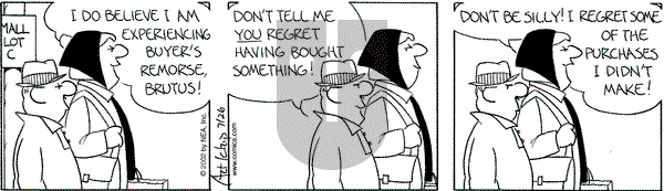 The Born Loser on Saturday September 7, 2002 Comic Strip