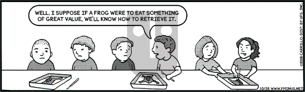 F Minus on Saturday October 28, 2006 Comic Strip