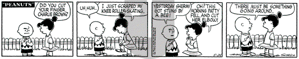Peanuts on Tuesday May 24, 1955 Comic Strip