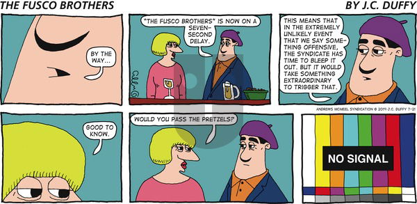The Fusco Brothers - Sunday July 21, 2019 Comic Strip