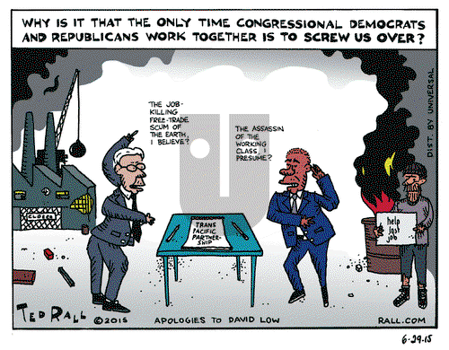 Ted Rall on Monday June 29, 2015 Comic Strip