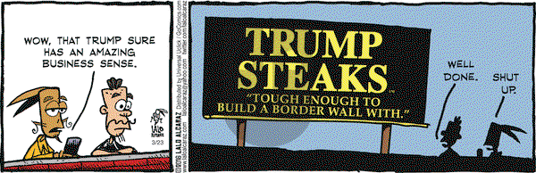 La Cucaracha on Wednesday March 23, 2016 Comic Strip