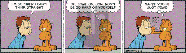 Garfield on Friday February 15, 2019 Comic Strip