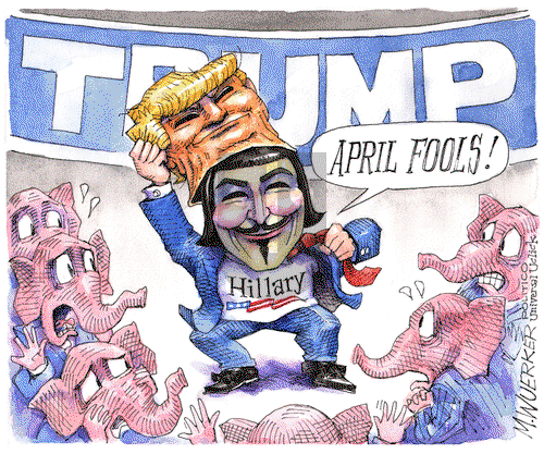 Matt Wuerker on Friday April 1, 2016 Comic Strip
