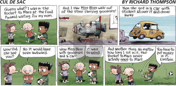 Cul de Sac - Sunday September 14, 2014 Comic Strip