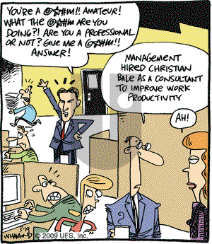 Reality Check on Thursday March 19, 2009 Comic Strip