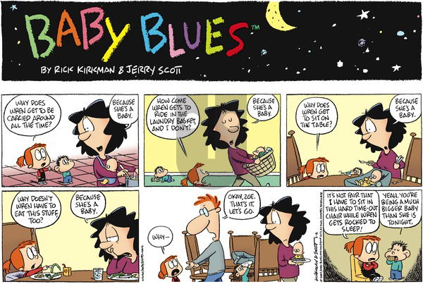 Baby Blues on Sunday February 2, 2003 Comic Strip