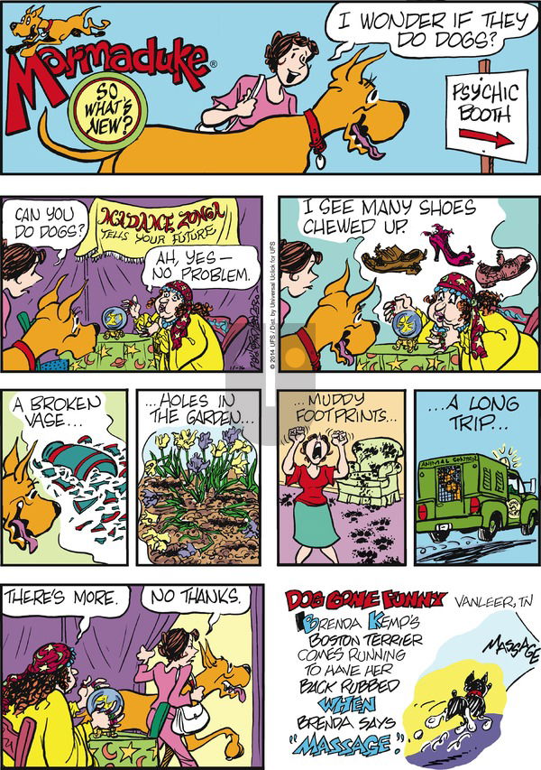 Marmaduke on Sunday November 16, 2014 Comic Strip