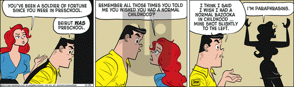 Rip Haywire on Tuesday November 21, 2017 Comic Strip