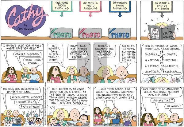 Cathy Classics on Sunday July 14, 2013 Comic Strip