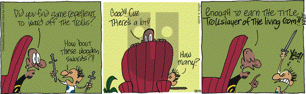 The Knight Life on Thursday December 11, 2014 Comic Strip