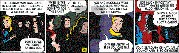 Rip Haywire on Friday August 15, 2014 Comic Strip
