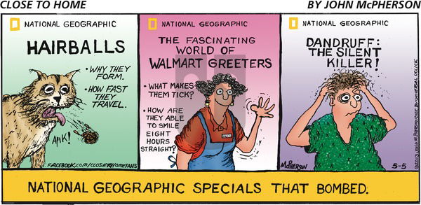 Close to Home on Sunday May 5, 2013 Comic Strip